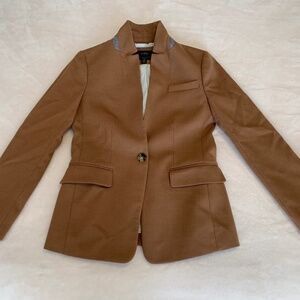 J. Crew Wool Regent Blazer in Camel
